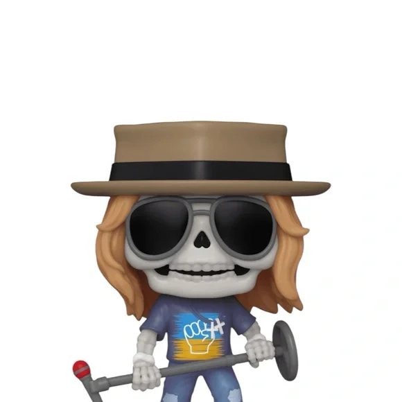 Funko POP Rocks Guns N Roses Axl Rose Skeleton Exclusive Figure NWT - Picture 2 of 2